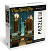 "Lantern Press New York, Retro Skyline, 1000 Piece Jigsaw Puzzle
