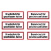 Stickers: 37 x 105 mm, Pack of 6 – Keep