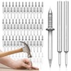 NAVESO 100PCS Double-Head Skirting Thread Seamless Nail, No Trace Skirting