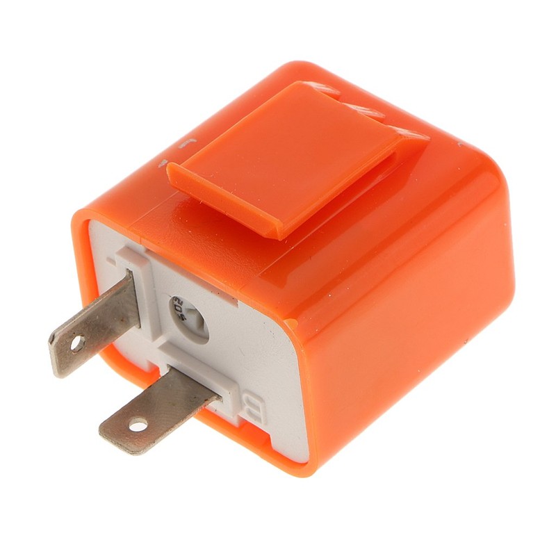 KOZEEY 【ノーブランド 品】フラッシャーリレー 12V 2ピン オートバイ用 LED ターン シグナル ランプ
