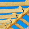 Hurricane Straps Brackets 80 Pcs，Hurricane Tie with Black Powder-Coated,Hurricane Straps