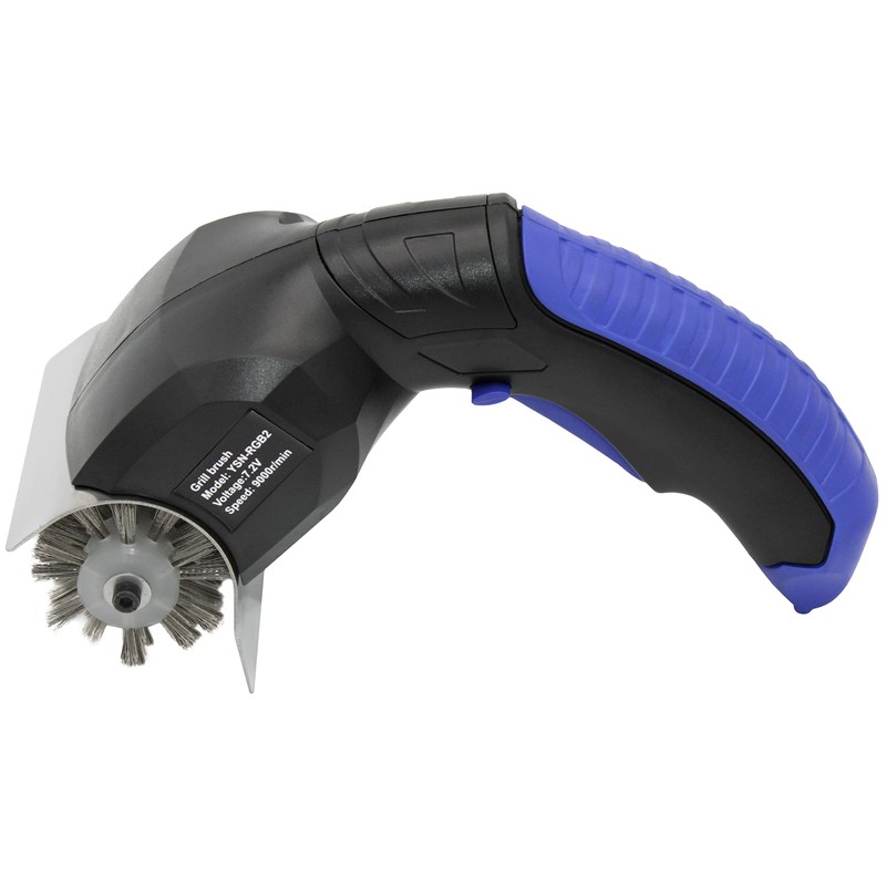 Flame King Electric BBQ Grill Brush Cordless and Rechargeable Stainless