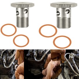 CASTNOO Fuel Banjo Bolt Ultra High Flow Upgrade Kit Suitable for Ford 6.0L & 6.4L fit for Powerstroke F250, F350, 450, F550