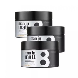 Elastine 엘라스틴 맨인매트 클레이 왁스 80g x 3개 Elastin Man In Matt Clay Wax 80g x 3pcs [FREE]