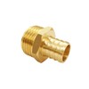 Uenede 2PCS Solid Brass 3/4" PEX Barb to 3/4" GHT
