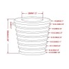 DGQ Patio Umbrella Cone Umbrella Wedge Plug for Patio Table