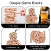 Classic Couples games Wooden Tumbling Tower Game - 48 wooden