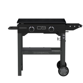 Charbroil 28" Performance Series 2-Burner Propane Gas Griddle with Cart, Black - 463459924