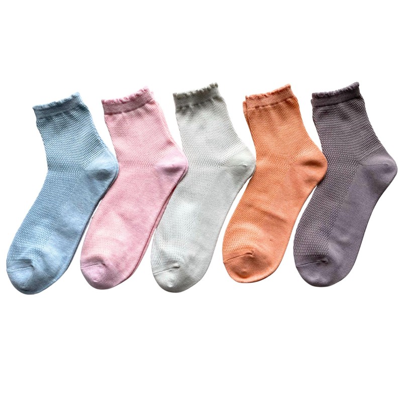[モードセレクト] ソックス レディース 夏 薄手 メッシュソックス 涼しい 通気性 蒸れにくい 靴下