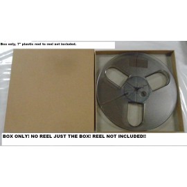 ACID FREE Empty BOX ONLY! Case Plastic Reel to NOT INCLUDED!1/4" tape 7" inch