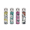 Clipper Lighters Somber Pattern Jet Flame Mix (4ct)