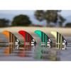 DORSAL Surfboard Fins Quad 4 Set FCS Compatible Red