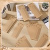 Resurhang 500 Pcs Reading List Bookmarks, 3x8 in Kraft Book