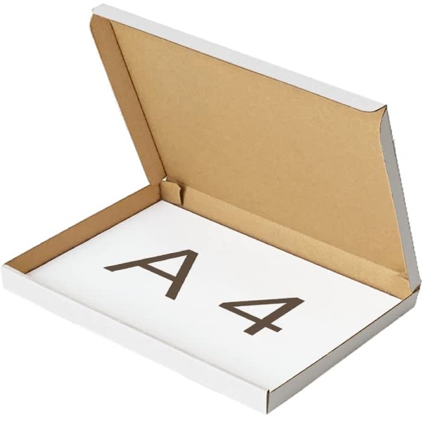 Earth Cardboard ID0494 Catpos Cardboard Box, A4, Set of 30, White, Cardboard, Small Cardboard, Nekoposu Box