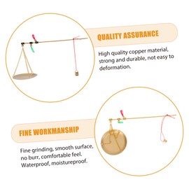 Yardenfun 100g Kitchen Scale Kitchen Scale Vintage Jewelry Balance Justice Law Scale Hanging Weight Scale Chinese Weights Scale Medicinal Materials Scale