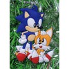 Sonic and Miles Tails Ornament (Unique Shatterproof Design)