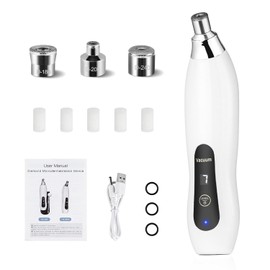 Diamond Microdermabrasion Machine 7 Suction Modes Professional 60KPG Blackhead Remover Portable Device for Personal Home Travel Color / 다이아몬드 마이크로더마브레이션 머신 7가지 흡입 모드 전문 60KPG 블랙헤드 리무버 휴대용 장치 개인 가정 여행용 Color
