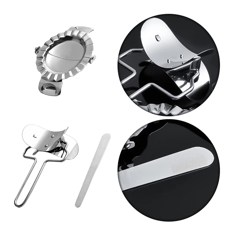 3 Pcs Ravioli Dumpling Maker Set Stainless Steel Manual Dumpling