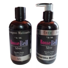 RosseBell Shampoo Y Mascarilla Silver, Rose Bell