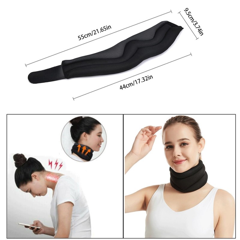 Universal Neck Brace, Soft Cervical Collar, Neck Brace with Removable,