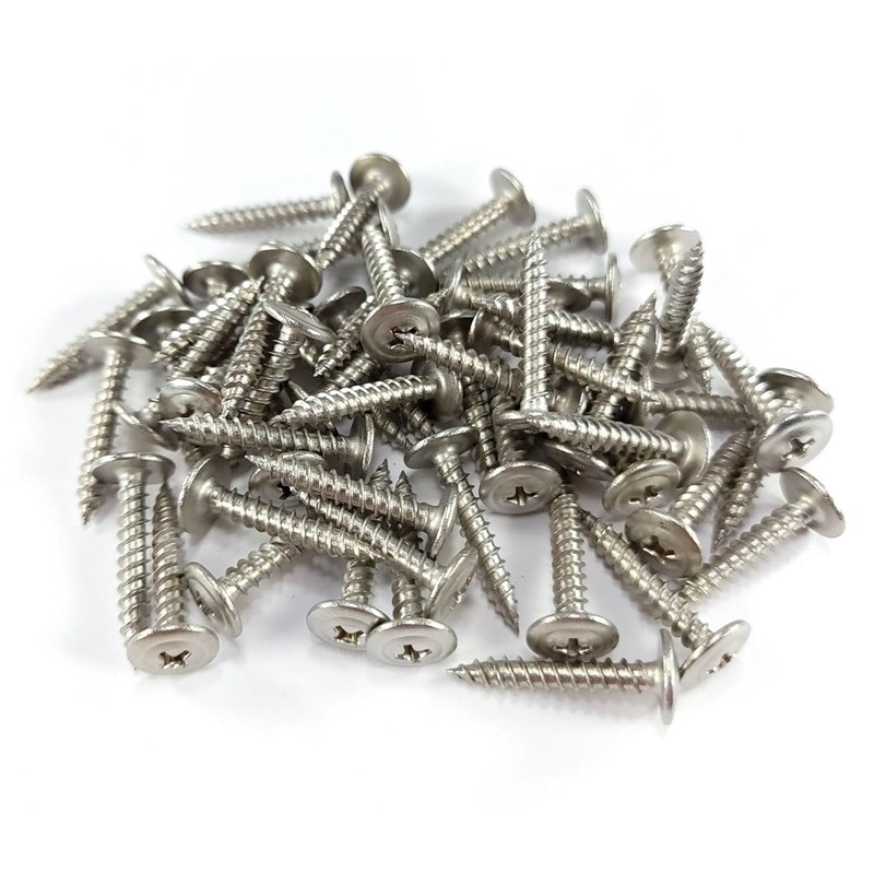 BCP Fasteners 50 Qty #8 x 1" 304 Stainless Steel