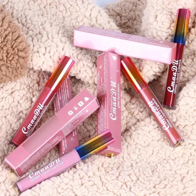 Nuevo Cmaadu Lip Gloss 1pc Diamante Envío Rápido Duradero