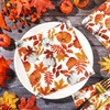 120 servilletas de papel de otoño, calabaza, hojas de arce,