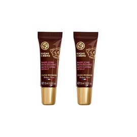 YVES ROCHER - Kit de Bálsamos Labiales Riche Creme, Nutre, hidrata y alisa el contorno de los labios, Fórmula Vegana, Incluye 2 piezas, 7.5 ml c/u