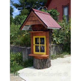 Historic Pictoric Photo - A Birdhouse Library in Des Moines, Iowa. This and Similar Drop Boxes Allow Community Residents to Freely Leave and take Books of All descriptions 11in x 14in