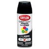 Krylon K05160307 ColorMaster Paint + Primer, Semi-Gloss, Black, 12 oz.