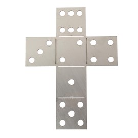 Welding Practice Dice Kit, 4cm Hollow Cubic Structure, Steel Fabrication Training Plates, DIY Assembly