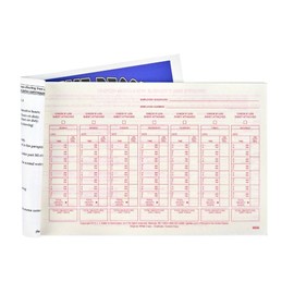 Driver Exemption Log Book 5-pk. with Simplified Driver Vehicle Inspection Report for Short-Haul Operations - Book Format with 18 Sets, 2-Ply with Carbon, 8.5" x 5.5", J. J. Keller & Associates, Inc.