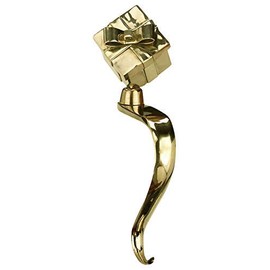 Jefferson Brass Gift Box Stocking Holder