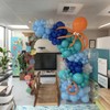 139 pcs Under the Sea Balloons Arch Kit, Blue Teal