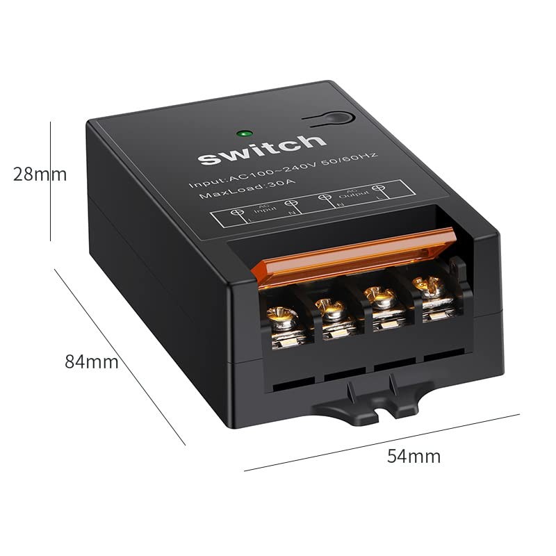 Meskliu Wireless Relay 230 V, Remote Control Switch, AC220 V/230