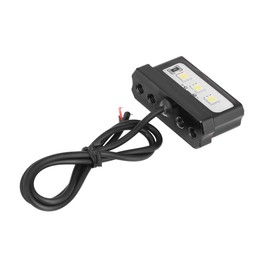 Universal Motorcycl License Plate Tail LED Light for All Motorcycle Brand Models(Black)