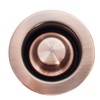 Westbrass 3-1/2" EZ-Mount Sink Disposal Flange and Stopper, Antique Copper,