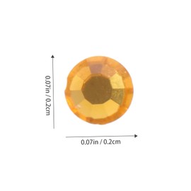 Outanaya DIY Rhinestone Nail Decor Flat Bottom Crystal Ornaments for Manicure Durable Nail Art Accessories for Stylish Home