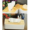 Cosmetic Tissues Box Made of Wood, 26 x 13 x