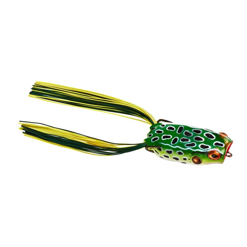 BOOYAH Poppin' Pad Crasher Topwater Bass Fishing Hollow Body Frog