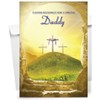 Daddy Religious Easter Card - Christian Easter Card - A5
