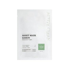 VILLAGE11FACTORY Village 11 Factory Active Clean Sheet Mask Lemon 23 gr – Limon Maskesi