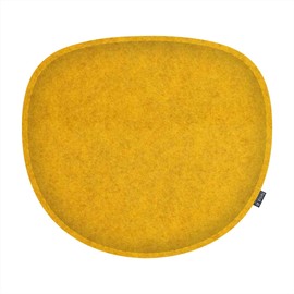 Feltd. Eco Felt Cushion Suitable for Verner Panton Chair Padded Including Non-Slip Coating (Curry)