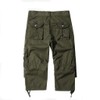 AOYOG Men’s Cargo Shorts 3/4 Relaxed Fit Below Knee Capri