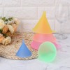 SUCHUANGUANG 5 Pcs Plastic Funnel Colorful Small Medium Large Assorted
