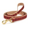 Up Country, Dog Lead Red Plaid Pattern Leash with D-Ring,