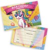 Birthday Party Invitations Men Women - Fantasy Unicorn 36 Pack