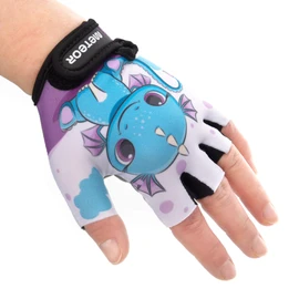 meteor Kids Cycling Gloves – Durable Anti-Slip Bicycle Gloves for Boys and Girls, Breathable, Soft Padding for Safety, Ideal for Bike Riding and Outdoor Sports