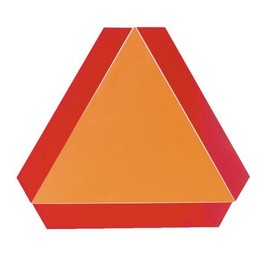 Safety Vehicle Emblem SMV Decal S276.5 Slow Moving Vehicle Emblem