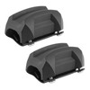 25mm/1in Motorcycle Bumper Guard Anti Drop Rubber Protector Universal Fit